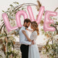 40 Inch Pink Letter Balloons, Large K Letter Balloons Foil Helium Balloon, Foil Big Single Alphabet K Balloon, Pink Letters for
