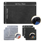 LAVIEVERT Jigsaw Puzzle Board - Portable Felt Mat with 6 Sorting Trays, Non-Slip Surface, 29.92 x 20.08 inches, Black, for Up to