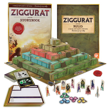 Mindware Ziggurat Cooperative Family Legacy Adventure Game By Matt Leacock & Rob Daviau, Illustrated By Cory Godbey For Ages 8+