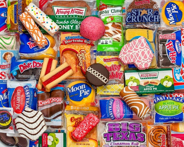 Springbok - Snack Treats - 500 Piece Jigsaw Puzzle- Nostalgic Photo Of Our Favorite Snacks From Past