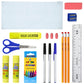 22 Piece Bulk School Supplies Kits, Value Pack of 48 Kits - Essential Box of School Supplies Kit with Pens, Pencils, Crayons, an