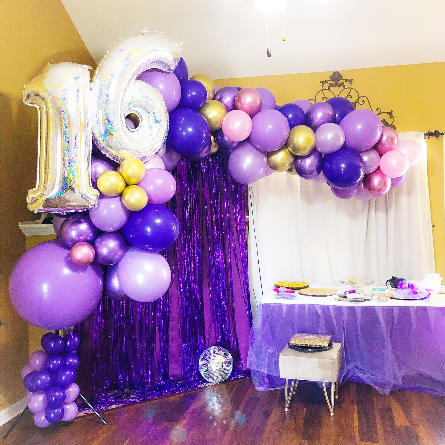 Voircoloria Dark Purple Balloons, 66Pack 12Inch Deep Purple Latex Party Balloons For Halloween, Graduation, Wedding, Birthday, B