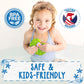 Splashez Mold Free Bath Toys For Kids & Toddlers | No Hole Baby Bath Toys | No Mold Floating Flowers For Bathtub Water Pool Show