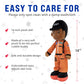 Playtime By Eimmie 14”Charlie Nasa Doll - Soft Baby Doll - Plush Rag Dolls For 2 Year Old Girls Boys Toddler & Infants - Astronaut Plush Washable Doll - Space Themed Stuffed Toys, Astronaut Plush Toy