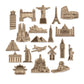 Around The World Cutouts