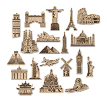 Around The World Cutouts