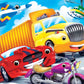 Masterpieces Googly Eyes 48-Piece Jigsaw Puzzle for Kids - Vehicles - 14x19 - Assorted Color