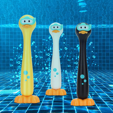 Doadw Summer Toys Underwater Pool Games Dive Sticks Duck 3-Pack