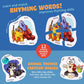 Rhyming Puzzle Sets Matching Game, Learn To Rhyme Puzzle Game, Animal Matching Cards, Educational Preschool Games, Aba Therapy Games, Speech Therapy Game