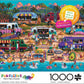 Buffalo Games Pun Fuzzles Hawaiian Food Truck Festival 1000 Piece Jigsaw Puzzle - Large Multicolor, Model 11204