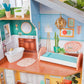 KidKraft Emily Wooden Dollhouse with 10 Accessories Included, for 12 Dolls, Gift for Ages 3+