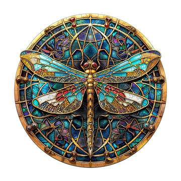 Wooden Puzzles For Adults, 100 Pieces Dragonfly Puzzles For Adults, Birthday Christmas Puzzle Gifts For Puzzle Lover, Jigsaw Puz