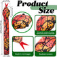 Chivao 10 Pieces Assorted Slap Bracelet Snake Snap Bracelet Sequin Animal Slap Bracelets Cool Halloween Snap Bracelets for Easte
