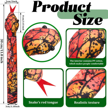 Chivao 10 Pieces Assorted Slap Bracelet Snake Snap Bracelet Sequin Animal Slap Bracelets Cool Halloween Snap Bracelets for Easte