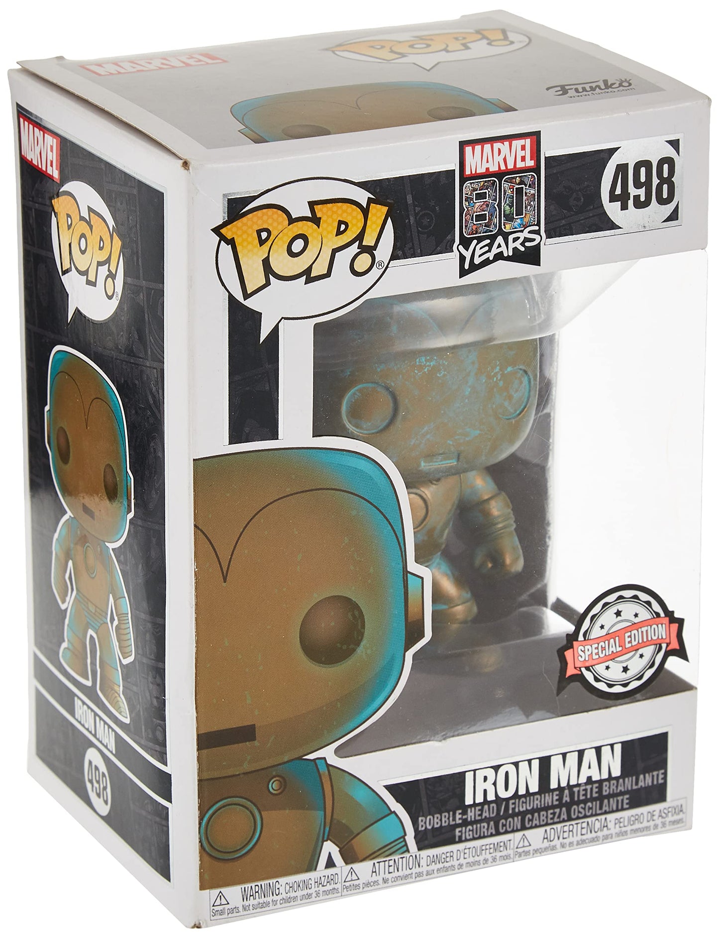 Funko Pop! Marvel 80Th Anniversary - Iron Man [Patina] # 498
