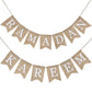 Ramadan Mubarak Banner Ramadan Kareem Decorations Eid Burlap Bunting Gold Eid Mubarak Banner Party Supplies for Home Muslim Fest