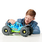 Heroes of Goo Jit Zu Stretch and Strike Thrash Mobile Vehicle, Multicolor, Model 41411, with Missile Launcher and Goo-Filled Race Suit