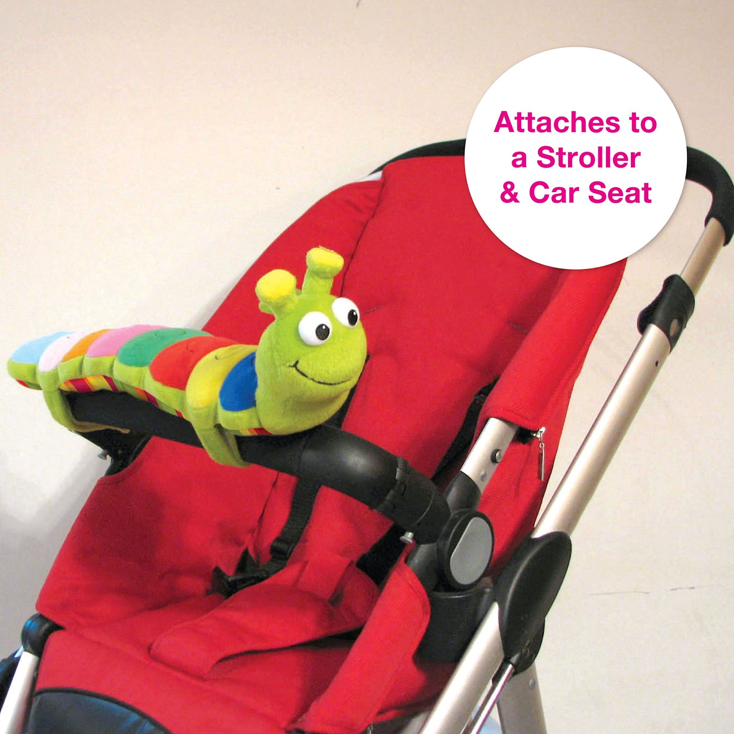 Edushape Melody Snaily, Musical Plush Toy - Soft Snail Infant Musical Animal With Sound Keyboard & Straps For Attaching To Car, Crib Or Stroller On The Go - Musical Sensory Developmental Through Sound