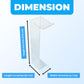 12-Pack Acrylic Shelves Wall Mount Compatible With Pop Figure Display In Box - No Drill Acrylic Floating Shelves Wall Display -