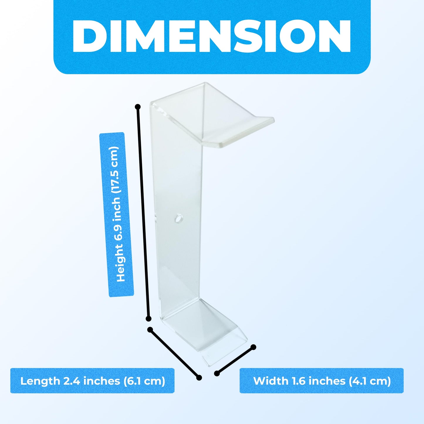 12-Pack Acrylic Shelves Wall Mount Compatible With Pop Figure Display In Box - No Drill Acrylic Floating Shelves Wall Display -