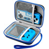 Alkoo Case Compatible With Retro Handheld Game Consoles/ R36S/ Rg353V -Travel Storage Holder Organizer For Game Boy Mini, Retro Mini Players, And More - Black