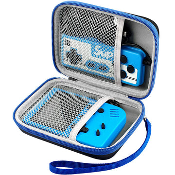 Alkoo Case Compatible With Retro Handheld Game Consoles/ R36S/ Rg353V -Travel Storage Holder Organizer For Game Boy Mini, Retro Mini Players, And More - Black