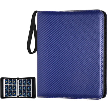 GERMUN Trading Card Binder  enhanced 9 Pocket Card Binder  720 Double Sided Pocket PU Collection Binder  Collector Album  Card Holder for MTG  TCG  Sports Cards (Black)