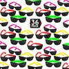36 Pack 80s Style Neon Party Sunglasses - Fun Gift, Party Favors, Party Toys, Goody Bag Favors