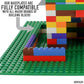 15 Inch X 15 Inch Baseplate For Building Bricks -Two Pack - Green Classic Baseplates Compatible With All Major Brands