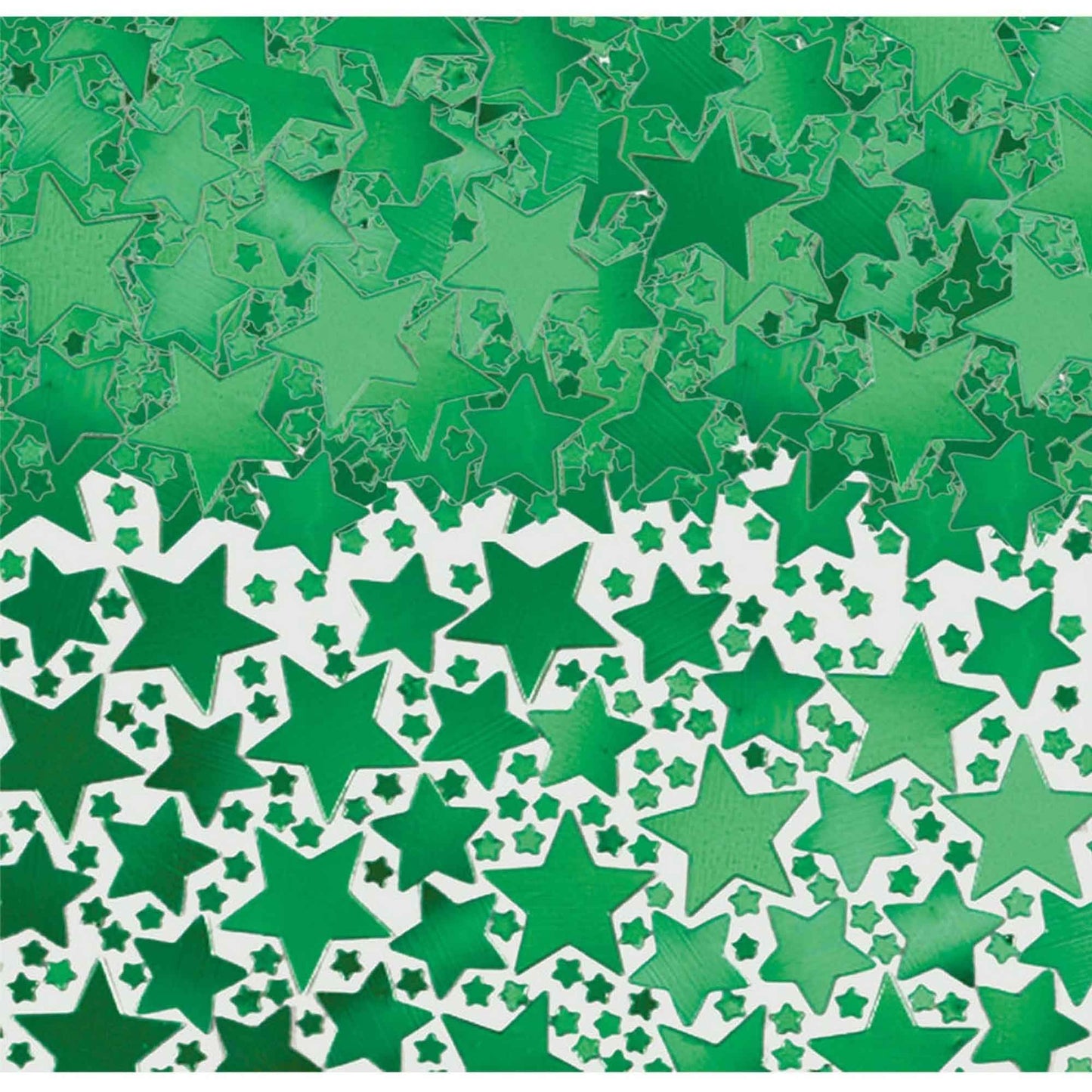 Green Metallic Star Confetti | 2.5 oz. | Party Decor