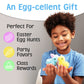 Prextex Large Toy Filled Easter Eggs Filled With Wind-Up Rabbits And Chicks - Wind Up Chicks And Rabbits - Toy Wind Up Chick And Rabbit