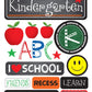 Reminisce BEEN SCHOOLED STCKRS KINDERGART, us:one size, Kindergarten