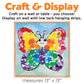 Creativity For Kids Sticky Wall Art: Butterfly - Toddler Sensory Toys, Crafts For Toddlers 3-4+