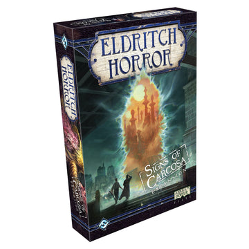 Fantasy Flight Games Eldritch Horror Signs of Carcosa Expansion - Cooperative Board Game for 1-8 Players, Ages 14+, Avg. Playtime 2-4 Hours