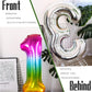 Number Balloon | Number 1 Balloons For 1St Birthday Decorations | Giant Rainbow Mylar Number 1 Balloon - 40 Inch | Big Foil Mult