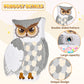 WERNNSAI Night Owl Piata - Owl Wicked Pinata Hanging Woodland Forest Party Decorations for Kids Birthday Animal Shower Party Gam