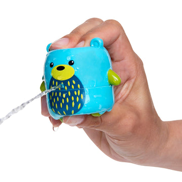 Nuby Silly Squirts Bath Toys, Easy To Clean Children'S Bath Toy, Bear And Elephant