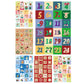 Ceiba Tree Christmas Advent Calendar Stickers 240Pcs Advent Calendar Numbers Sticker Sheets for DIY Crafts Decorations Merry Chr