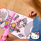 Hello Kitty Aqua Art Pad, 4 Art Pages, On The Go Reusable Water-Reveal Activity Pad, Mess Free Arts And Crafts, Paint With Water Brush Set, Kids Toys, Sanrio Stuff, Hello Kitty Craft Kits For Kids 3+