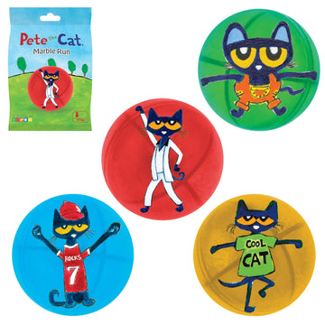 Picassotiles Magnet Marble Run Tiles Pete The Cat Themed Character Marbles For Magnetic Building Block Construction Tile Maze St