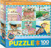 Eurographics Puppy Trouble By Gary Patterson 100-Piece Puzzle