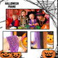 ZZYFGH 12 PCS 33'' 7mm Halloween Bead Necklace Bulk, Purple Black Orange Bead Party Favors,Halloween Toy Necklaces Accessories f