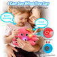 Joyyikinddy Musical Octopus Baby Toy - Crawling & Rotating Octopus Toy With Recording, Light-Up Voice Control, Clap Hands Awake