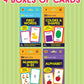Carson Dellosa Toddler Flash Cards 4 Pack, Alphabet Flash Cards, Sight Word Flash Cards, Colors & Shapes Flash Cards, Number Flash Cards, Math & Phonics Kindergarten - Preschool Learning Activities 4+