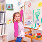 Bassion Toddler Art Smock, Smocks For Kids Artist Painting Aprons Waterproof Long Sleeve With 3 Pockets For Age 2-6 Years