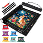 Jigsaw Puzzle Mat Roll Up 1000 1500 2000 Pieces Large Portable Table Puzzle Board Saver Mats, Smooth Top & Non-Slip Felt Bottom 