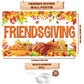 Katchon, Friendsgiving Backdrop - Xtralarge, 72X44 Inch | Friendsgiving Photo Backdrop For Friendsgiving Party Decorations | Happy Friendsgiving Banner For Happy Friendsgiving Decorations For Party