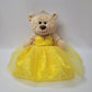 Kinnex Collections Since 1997 20'' Quince Anos Quinceanera Last Doll Teddy Bear With Dress (Centerpiece) ~ Arc16832-11 (Yellow)