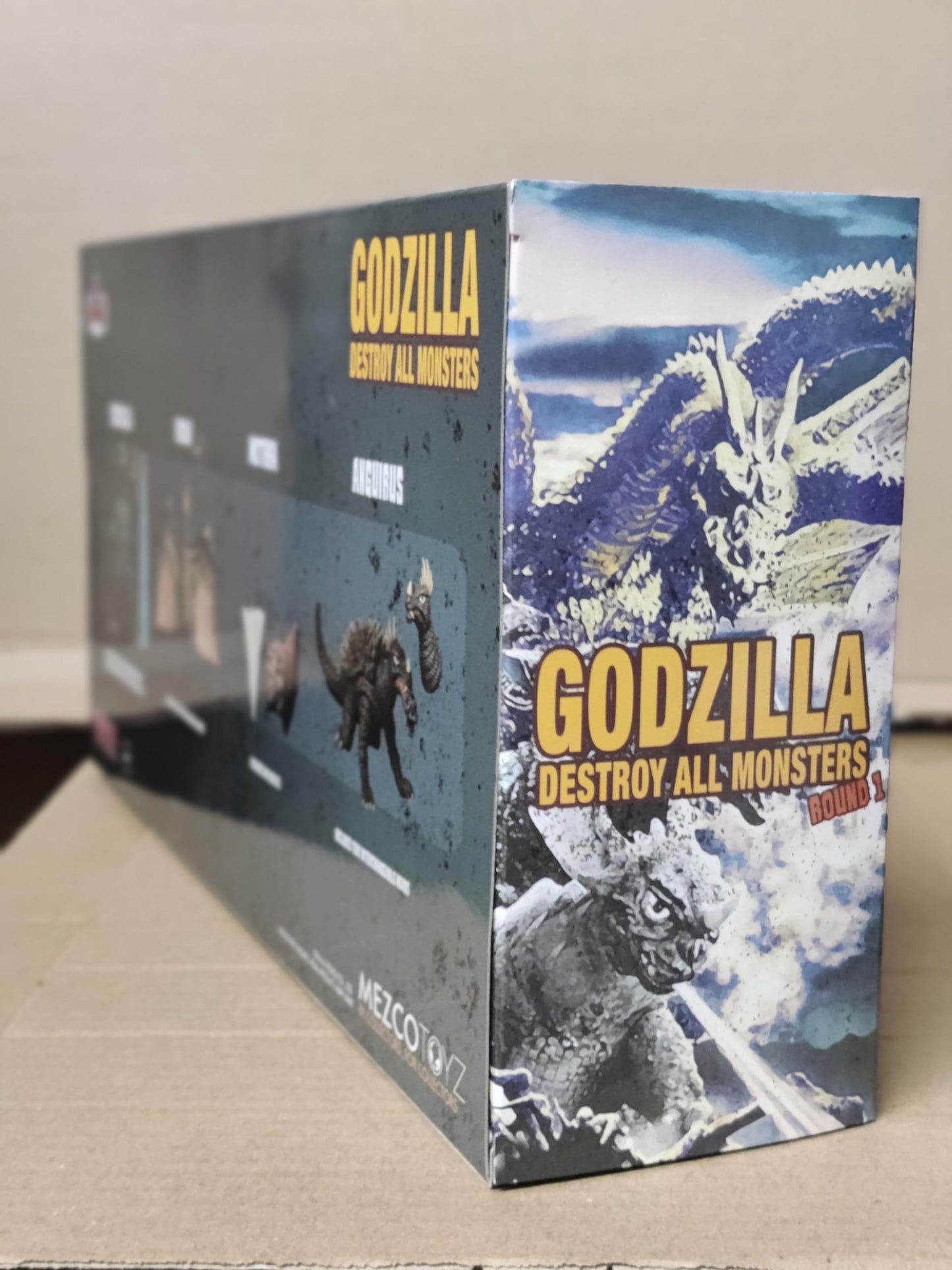 Mezco Toys 5 Points Xl Godzilla Destroy All Monsters Rd1 Box Set