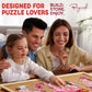 1000 Piece Wooden Jigsaw Puzzle Board - 4 Drawers, Rotating Puzzle Table | 30” X 22” | Puzzles Cover Included - Portable Tables For Adults And Kids By Beyond Innoventions